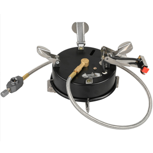 Réchaud de <span class=keywords><strong>camping</strong></span> pliable en acier inoxydable avec allumage piézoélectrique, brûleur coupe-vent pour le <span class=keywords><strong>camping</strong></span> et la randonnée - Product Image 3