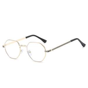 Gafas de Sol de Moda, Clásicas, Retro, para Mujer, Protección Solar, Montura Metálica Pequeña, Poligonal, para Viajes al Aire Libre - Product Image 5