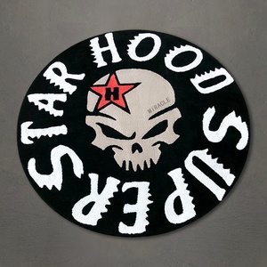 <span class=keywords><strong>8</strong></span> Bóng Thảm Vòng Tám Bóng Không Trượt Đổ Xô Tufted Khu Vực Thảm Handmade Trang Trí Thảm Cho Phòng Ngủ - Product Image 2