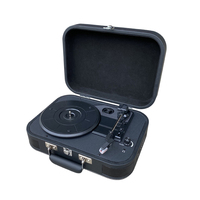 Gramophone disque vinyle plateau tournant personnalisé plus magnétophone et tourne-disque