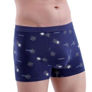 Boxers pour hommes en coton respirant et confortable, sous-vêtements avec poche de maintien - Product Image 2
