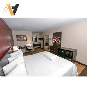 Meubles de chambre à coucher en bois OEM de luxe pour Red Roof Inn Hotel-Design pliable Meubles Hossspitality Fourniture en grande quantité - Product Image 1