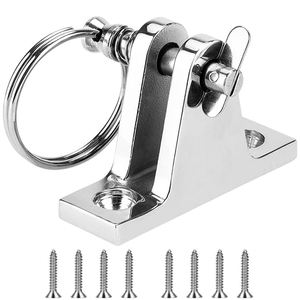 Herrajes para Yates y Embarcaciones: Bisagra de Cubierta para Toldo Bimini, Acero Inoxidable 316 Pulido Espejo, Bisagra Marina para Cubierta - Product Image 1