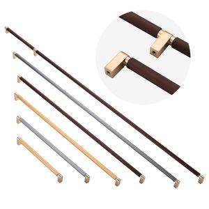 الألومنيوم T شريط يتوهم المطبخ مجلس الوزراء سحب الأثاث درج طويل مقبض سحب - Product Image 2