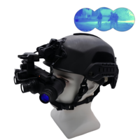 GPNVG18-W Gen 3+ avec fonction de réglage automatique, étanche, revêtement FMC, haute performance, montable sur casque, infrarouge quatre-yeux en plastique