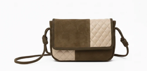 Bolso Bandolera de Cuero Acolchado y Liso con Parches, Correa Ajustable, Elegante, Espacioso, para Viaje, Duradero y Ligero - Product Image 5