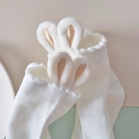 Chaussettes japonaises mignonnes oreilles de lapin fantaisie lapin doux sœur femme chaussettes Cotto Lolita