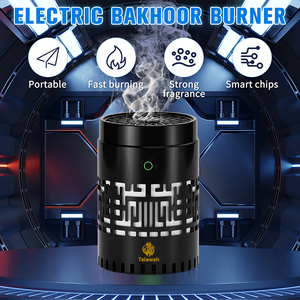 Offre Spéciale Brûleur d'Encens Électrique en Métal Bakhoor Arabe Oud Rechargeable USB avec Haut-Parleur <span class=keywords><strong>Coran</strong></span> <span class=keywords><strong>MP3</strong></span> pour Voiture - Product Image 5