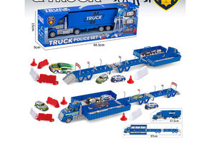 פונקצית אחסון מכונית מעקה פונקציה אחסון עם 6 מכוניות התאוששות מתכת 15 שלטי כביש ו מדבקת 1 מדבקה - Product Image 5