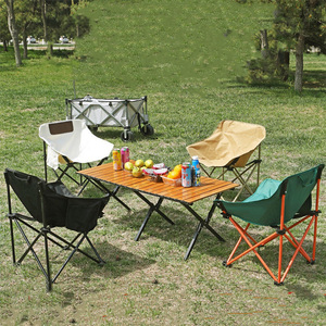 Chaise de camping et tabouret de pêche pliables ultra-légers en acier IStapromo Gifts pour l'extérieur - Product Image 5
