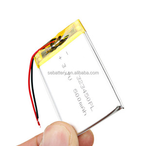 SUN EASE Nhà Máy Sản Xuất Có Thể Sạc Lại 2.22wh <span class=keywords><strong>600Mah</strong></span> 323450 Pin 3.7V Lipo Cho Trang Chủ Ứng Dụng 1S <span class=keywords><strong>600Mah</strong></span> - Product Image 3
