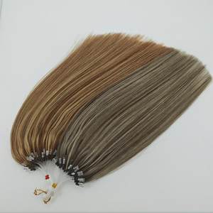 批发价格双拉生印度头发钢琴颜色5/60 9/60 h6羽毛头发延伸100% 处女人发 - Product Image 5