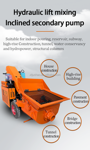 コンクリートポンプトラックコンクリートミキサーポンプトラック小型コンクリートポンプ - Product Image 3