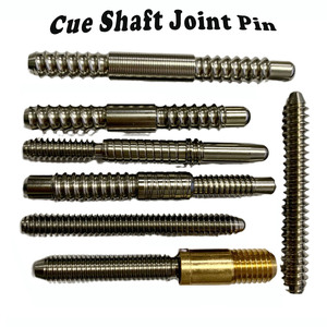 Queue à vis et à insérer accessoire de réparation de bâtiment queue de billard en acier inoxydable dégagement rapide 8 9 10 articulations broche de joint d'arbre de billard - Product Image 1