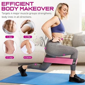 <span class=keywords><strong>Ensemble</strong></span> de bandes de résistance en latex personnalisées en gros, bandes de fessiers durables et antidérapantes, accessoires de fitness pour l'entraînement - Product Image 2