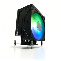 Ventilateur de refroidissement pour PC de bureau 6H120BCO1 avec 6 caloducs, ventilateur PWM ARGB de 120 mm pour Intel LGA 1700 1851 1200 AMD AM5 AM4, ventilateur de refroidissement pour jeux