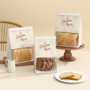 Bolsa de pan personalizada con ventana para panadería, pan de masa madre, sándwiches, ideal para mantener el pan fresco y delicioso - Product Image 4