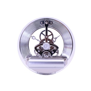 86MM Silver Metal <strong>Insert</strong> <strong>Clock</strong> <strong>Movement</strong> Skeleton <strong>Movement</strong> - Product Image 5