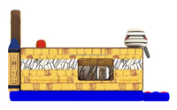 La nouvelle maison de rebond sautant de pyramide gonflable sur le thème des pharaons de la momie égyptienne sans toit pour les affaires de location