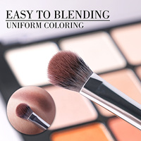 Kit de 15 pinceaux de maquillage professionnel de luxe personnalisés en gros, en poils synthétiques véganes, pour le visage et le correcteur, marque privée