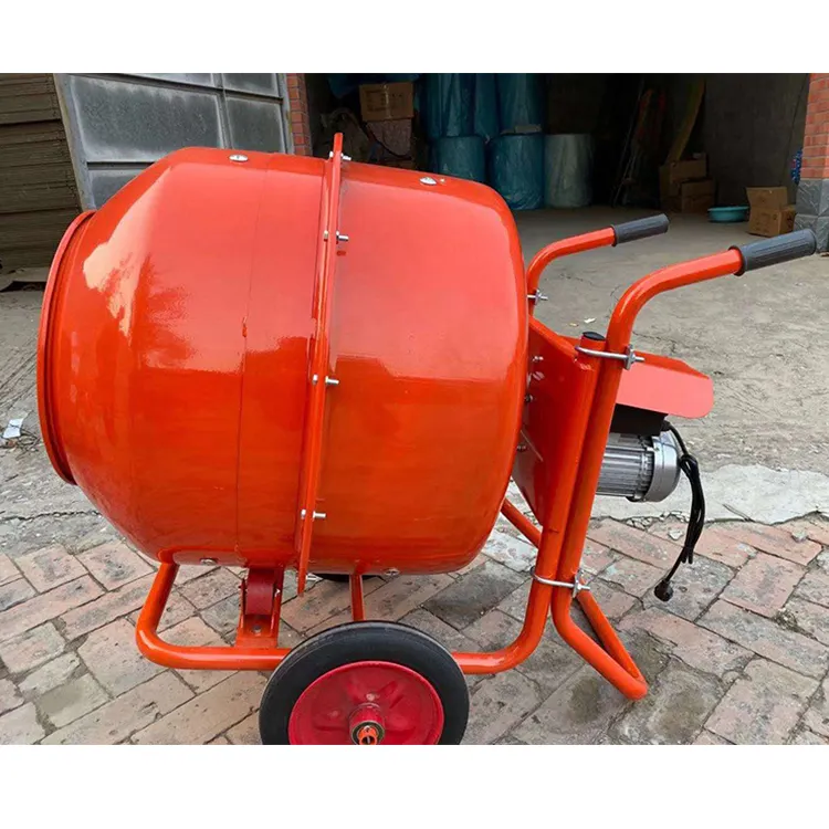industrial electric small cement mixer/electric trugk portable concrete mixer machine diesel/gasolin