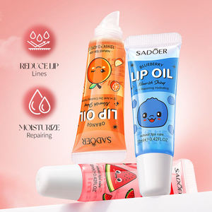 Set de 3 Aceites Labiales Nutritivos <span class=keywords><strong>con</strong></span> Sabor a Frutas, 12 ml Cada Uno, Hidratación Profunda, No Grasoso, Anti-Asperezas, Ilumina el <span class=keywords><strong>Color</strong></span> de los Labios - Product Image 3