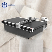 Machine de découpe de tissus entièrement automatique YuChon avec contrôle informatique pour la conception de motifs sur soie et textiles