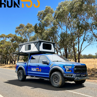 Huntoo - Camper deslizable de aluminio de lados rígidos para camionetas pickup, expandible con techo elevable, para camiones pickup en Australia