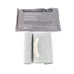 ผ้าพันแผลฉุกเฉินยี่ห้อ Hiprove รุ่น YF-TB คุณภาพสูง ยืดหยุ่นดี สีเขียว สำหรับปฐมพยาบาลทางยุทธวิธี ราคาโรงงาน - Product Image 1