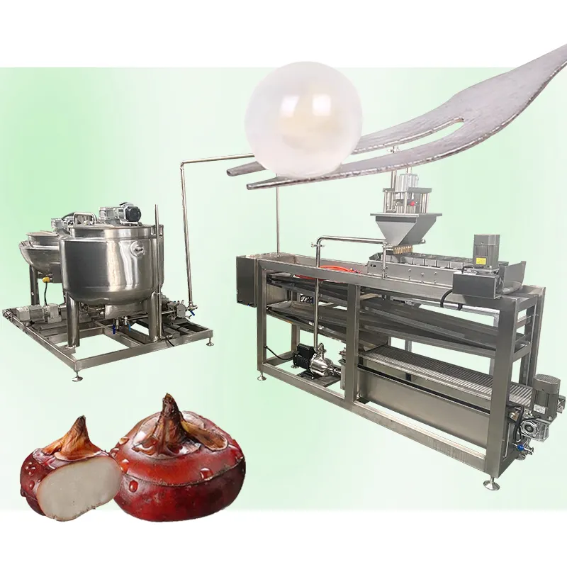 Automatic dropping filling Juice jam ball factory machine popping boba blending in fruit juices machines for sale