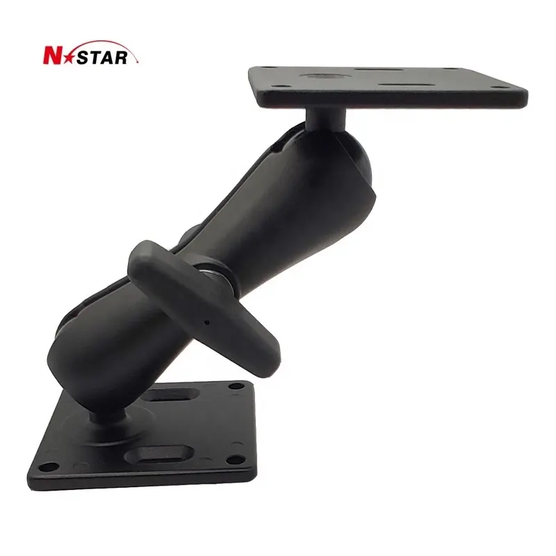 Nstar Mount Auto Stand Drill Down Ball Mount For Ram 1.5 ''Plaat Voor Vrachtwagen Heftruck Zuiging Motor Telefoon Houder