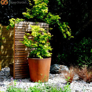 Jardinera Cuadrada de Acero Corten con Tratamiento Anti-Desgaste, Autorriego, Ecológica, Certificación CE, Contenedor de Jardín Resistente, ¡Oferta Caliente! - Product Image 4
