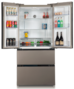 Best Selling 510L 220V/50Hz White Color No Frost French Door Freezer <b>Refrigerator</b> for Home Use DM-659W3E - Product Image 2
