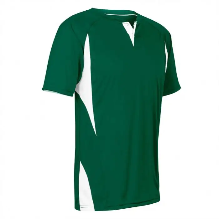 100% コットンスポーツウェア適切な通気性のある男性用野球ジャージーシャツ最高品質のファッショナブルで快適な野球シャツ