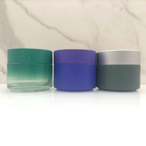 Wholesale Pink <b>Glass</b> <b>Jars</b> Skincare Cosmetics Packaging Set Cream Containers <b>Glass</b> <b>Jar</b> For Body Butter - Product Image 6