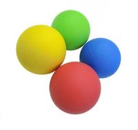 Ballons de racquetball personnalisés avec logo, 55 mm/57 mm/60 mm, en caoutchouc, colorés, solides, à rebond élevé, pour racquetball, frescobol, squash