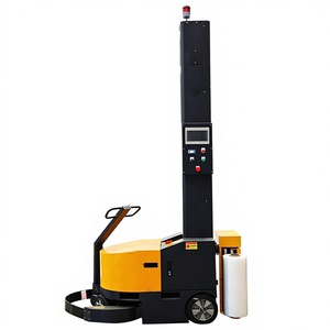 Automatic Self Propelled Pallet Wrapping Machine Stretch Pallet Wrapper Machine Mobile Pallet <b>Portable</b> Wrapper - Product Image 1