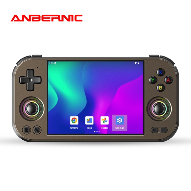 ANBERNIC RG477M Portable Gaming Console Retro 4.7 Inch LTPS In-Cell Screen Video Game Consoles Aluminum Alloy CNC Wi-Fi Play PS2