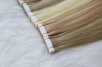 Extensions de cheveux 100% humains Remy vierges russes, double épaisseur, lisses, 14-30 pouces, marron, style Deep Kinky, tissages I-tip, permanente