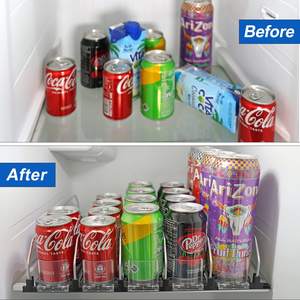 Organizador de bebidas para equipo de refrigeración Empujador de exhibición con deslizamiento de empuje suave y rápido - Product Image 5