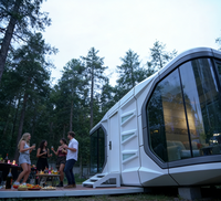 Capsule spatiale habitable en acier, alimentée à l'énergie solaire, étanche, pour hôtel boutique, gîte, mini-maison – Vente en gros directe usine