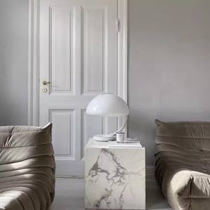 Socle en marbre Calacatta <span class=keywords><strong>Volia</strong></span> Offre Spéciale de taille personnalisée Table d'appoint en pierre Dolomite en travertin poli Calcite pour sol de maison de villa - Product Image 4