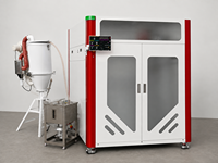 Grande imprimante 3D pour pare-chocs automobiles, extrusion de granulés FGF pour la fabrication de pièces automobiles