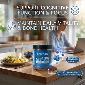 Gomitas de Creatina Monohidrato de Marca Privada OEM ODM, 5000 mg, Sin Azúcar, Veganas, en Envase de Tubo, para la Recuperación Muscular Post-Entrenamiento - Product Image 2