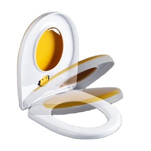 Bofan ajustable madre-hijo baño inodoro asiento Cubierta Sanitaria plástico <span class=keywords><strong>cierre</strong></span> suave piezas móviles tapa para niños - Product Image 4