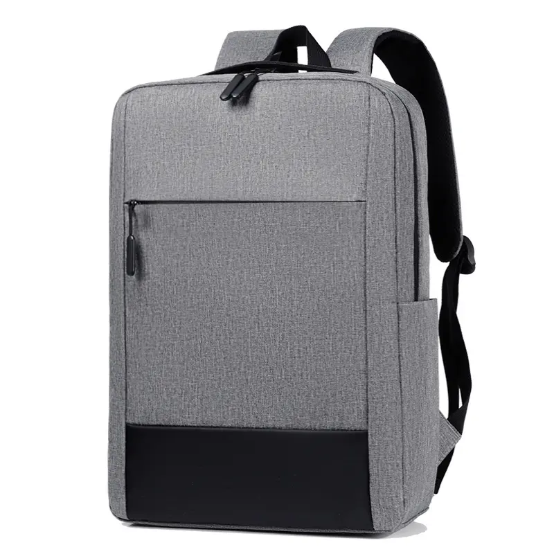 Renk eşleştirme USB şarj portu şık 15.6 inç dizüstü kaliteli iş erkek sırt çantası