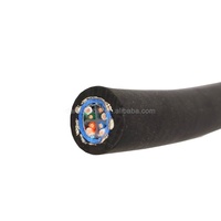 Cable de Red Flexible Cat5e, 8 Conductores, Blindaje de TPU, Resistente a Ácidos y Álcalis, Resistente a la Flexión, Anti-interferencias