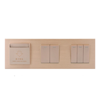 Panel de Control de Interruptores Personalizado, Diseño Moderno, Interruptor de Pared para Hotel, Enchufe