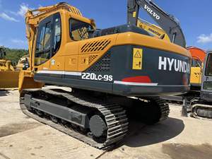 Excavadora Hyundai 220 de 20 toneladas de servicio pesado de Corea, buen precio, mini tractor 4x4 de excavadora de orugas Hyundai usada en el R220LC-9S - Product Image 3