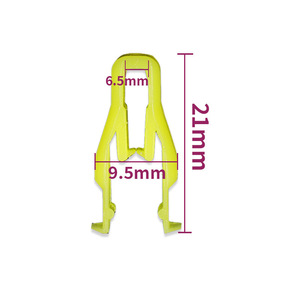 Auto Fastener <b>Clip</b> 21mm Length 9.5mm Width ABS Material for <b>Car</b> Dashboard Truck Machinery Repair Replacement - Product Image 1